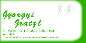 gyorgyi gratzl business card